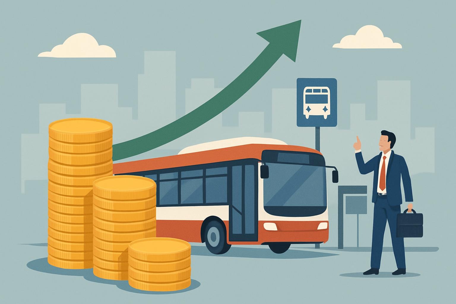 Invertir en acciones de empresas de transporte público: Oportunidades en el futuro