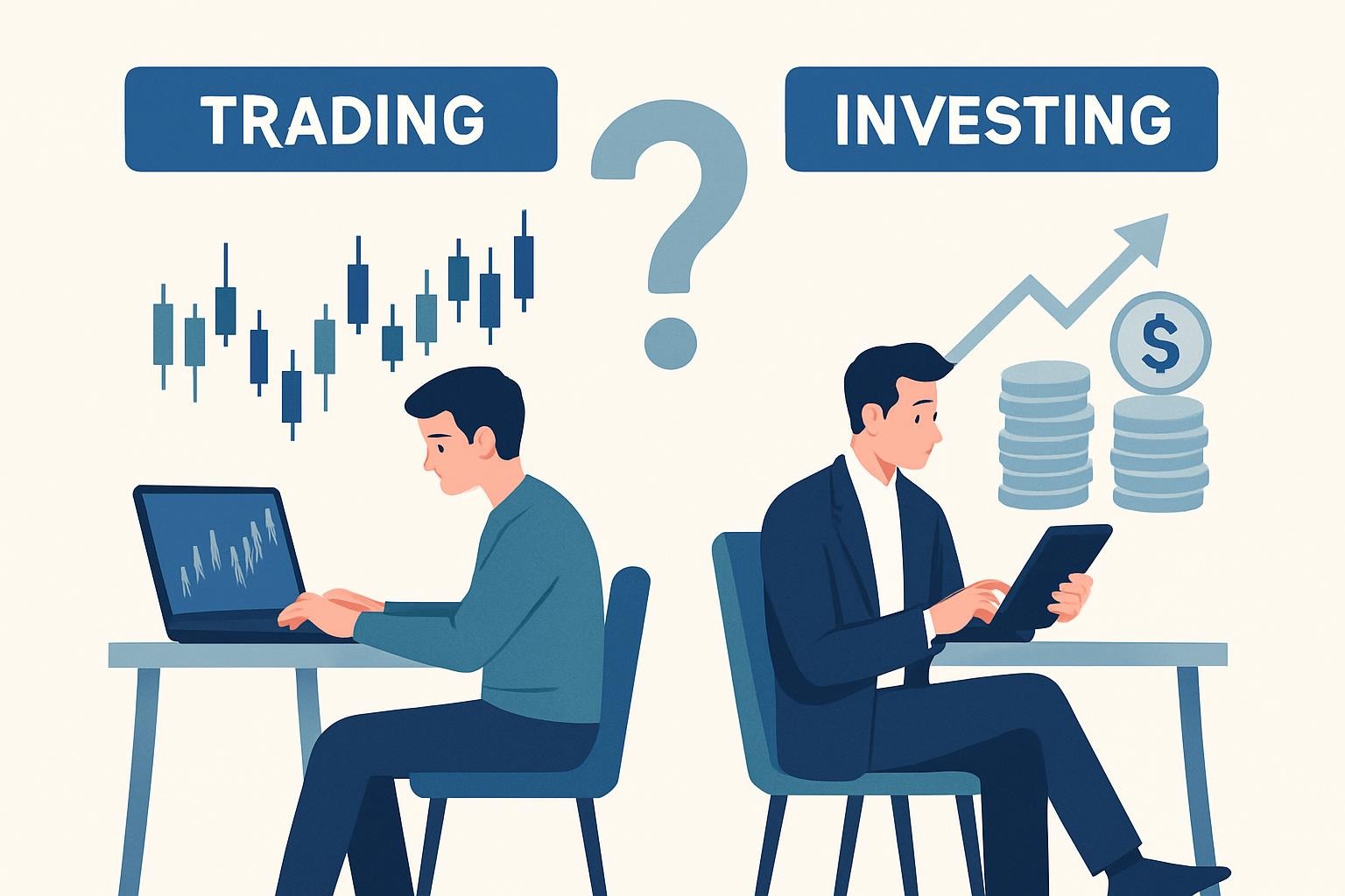 La diferencia entre trading e inversión: ¿Qué es mejor para ti?